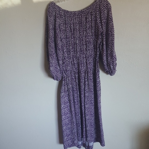 Sonia Rykiel Linen Crepe Off-Shoulder Dress - Picture 3 of 8